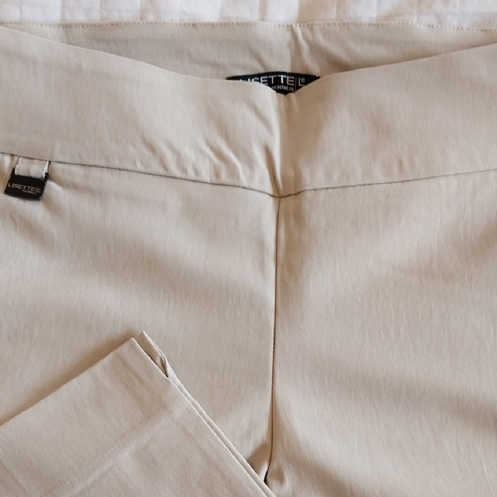 LISETTE Beige Stretch Pants Size 10